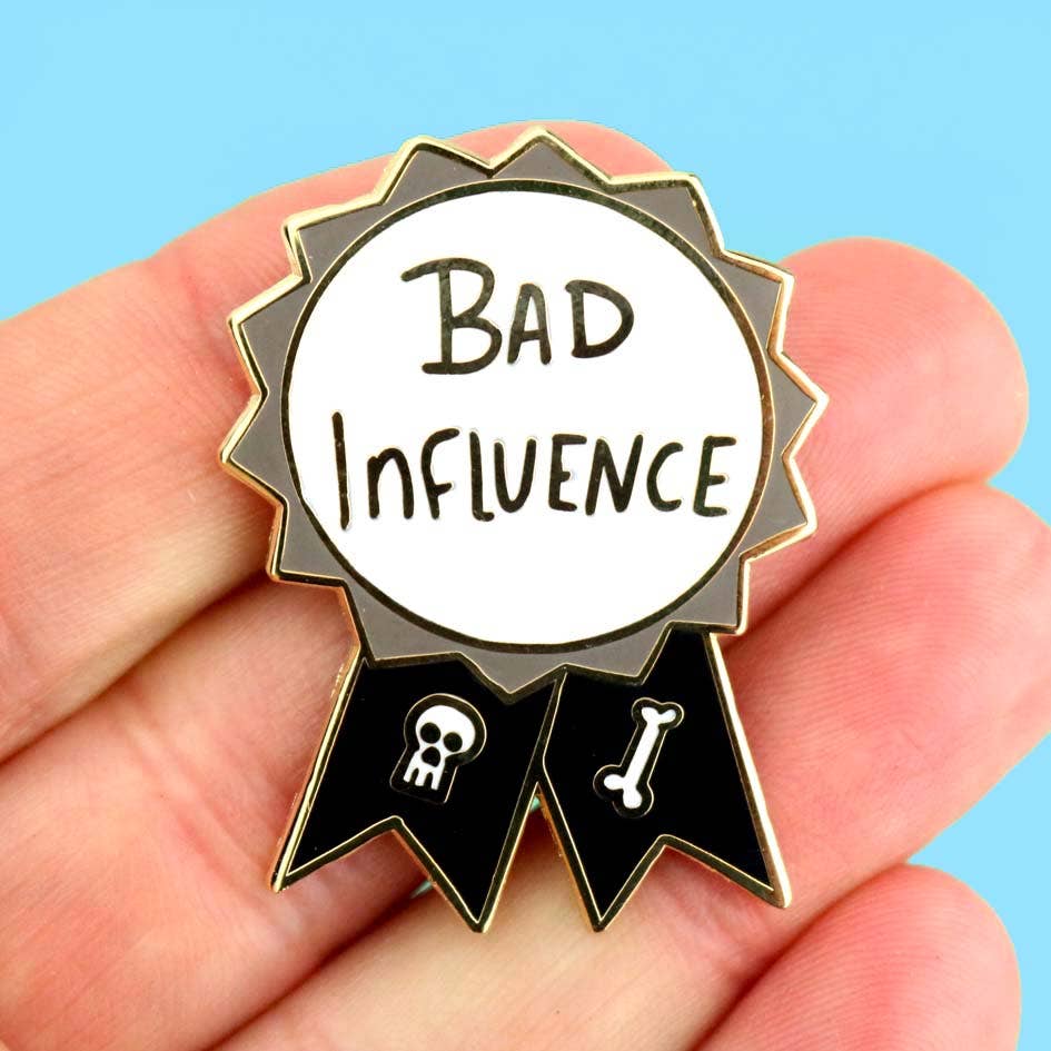 Bad Influence Award Lapel Pin