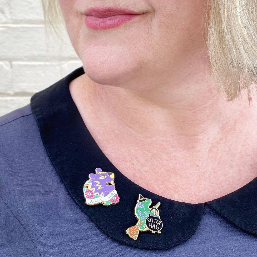 Bitter Hag Lapel Pin