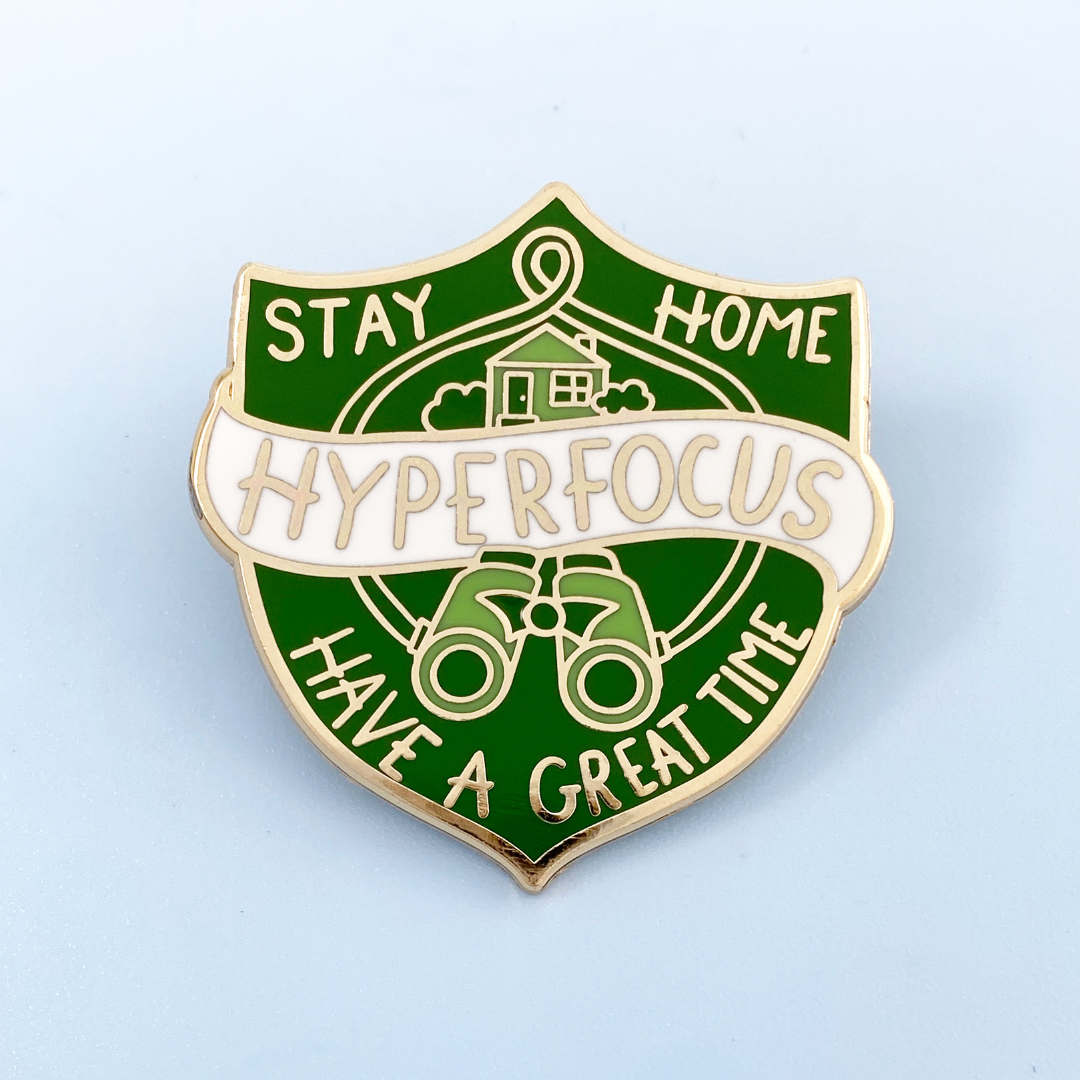 Hyperfocus Lapel Pin