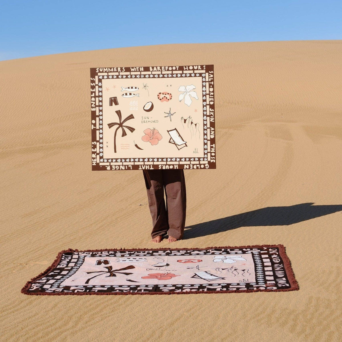 El Sol Picnic Rug