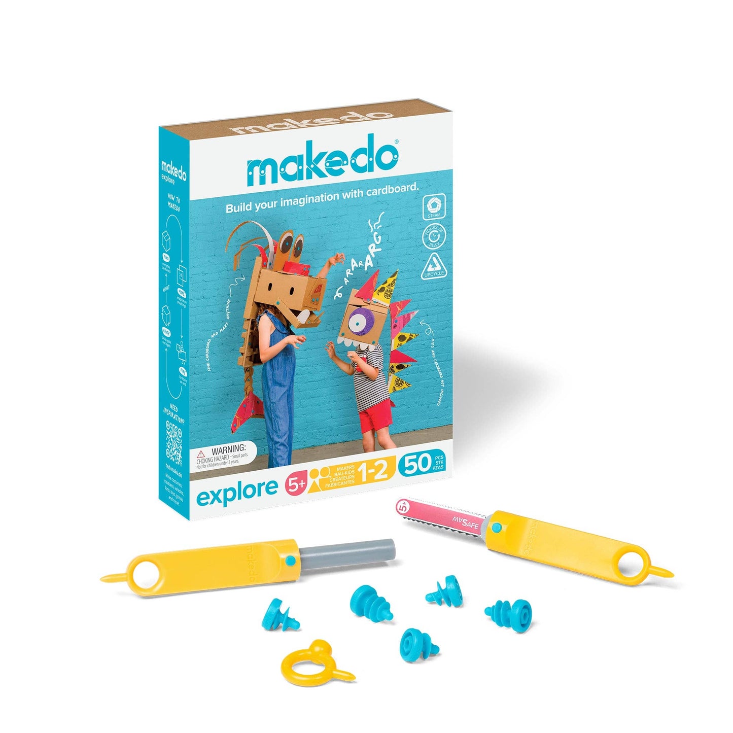 Explore Kit | Makedo Cardboard Construction for 1-2 Makers