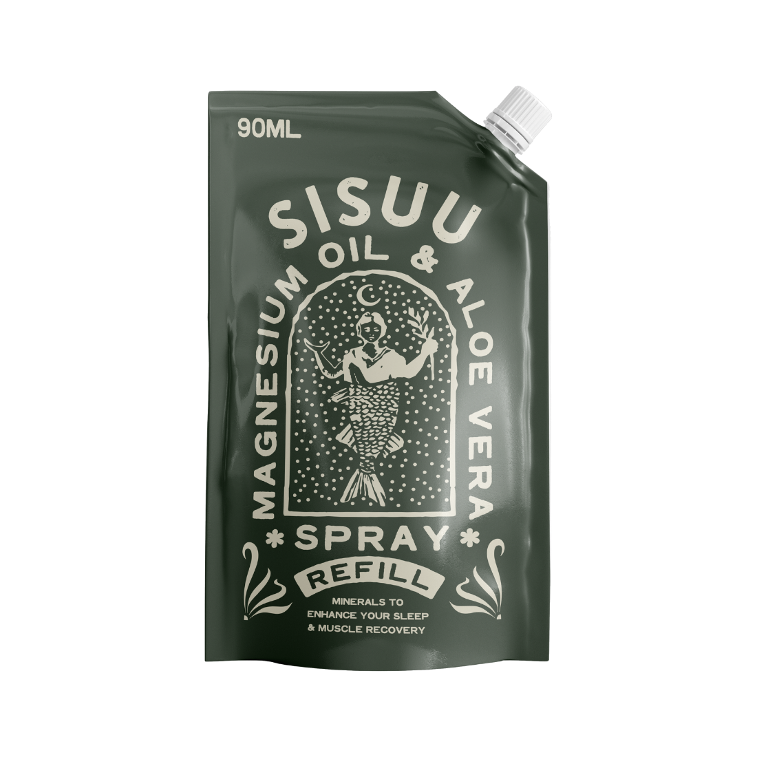SISUU Magnesium Oil & Aloe Vera Spray Refill 200ml