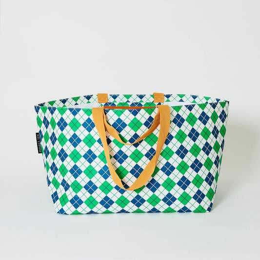 Argyle Oversize Weekend Tote