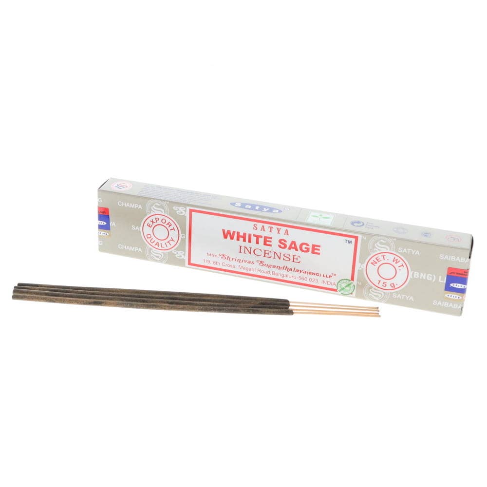 SATYA White Sage Incense 15gm