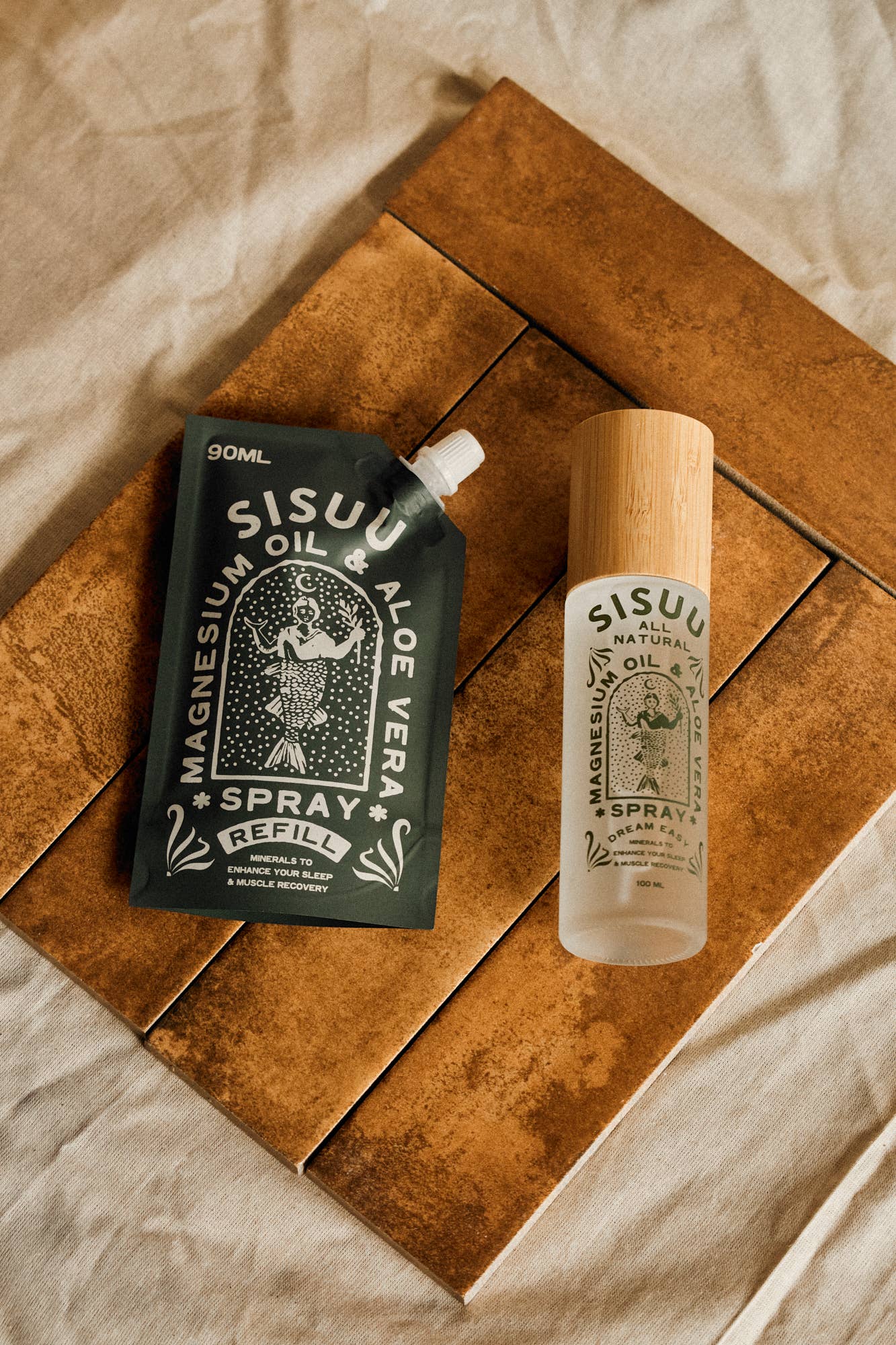 SISUU Magnesium Oil & Aloe Vera Spray Refill 200ml