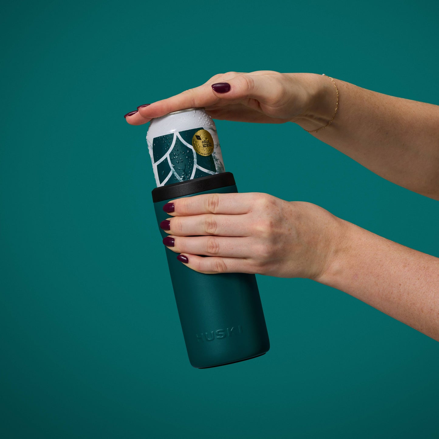 Huski Big Can Cooler - Deep Teal (Limited Release)