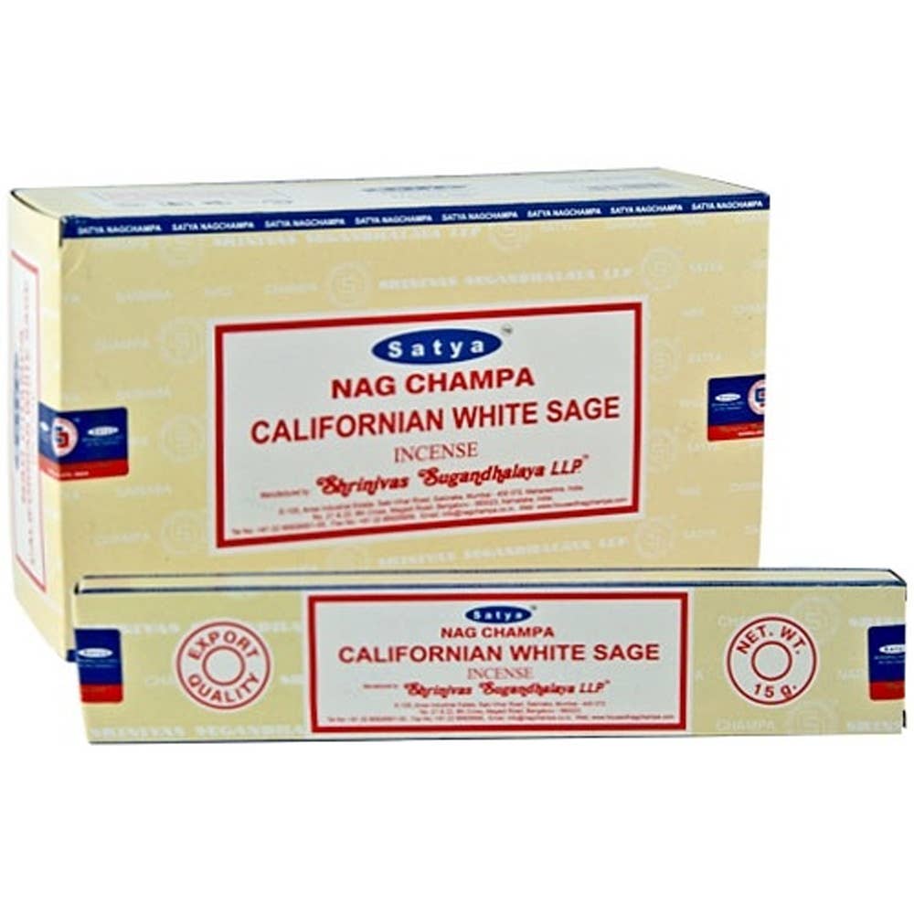 SATYA California White Sage Incense 15gm
