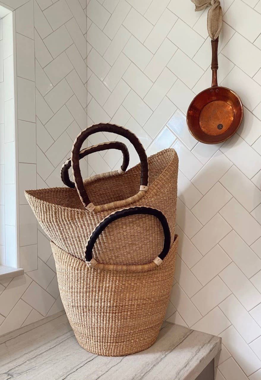 U Shop Basket with Short Handle *Assorted Designs