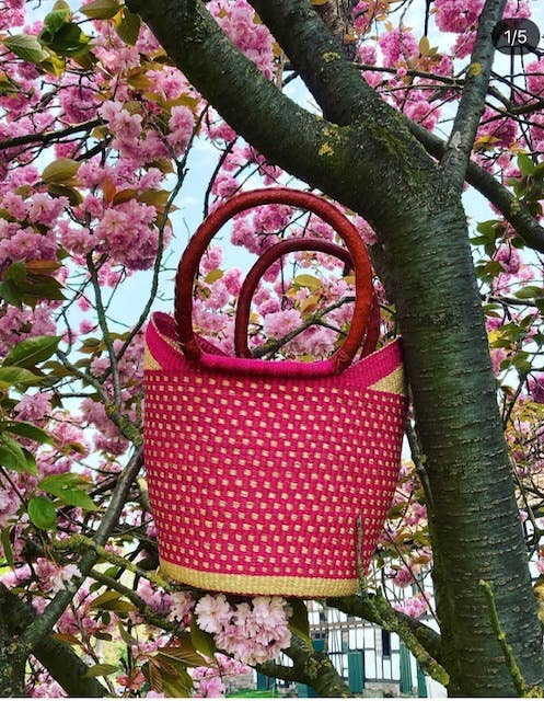 U Shop Basket with Short Handle *Assorted Designs
