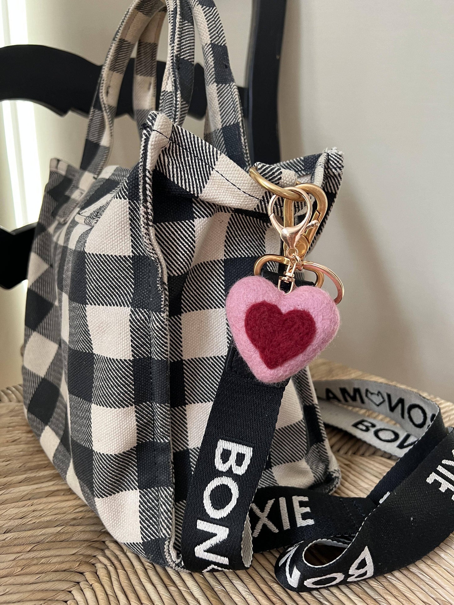 Felt Heart Keychain | Bag Charm - Assorted