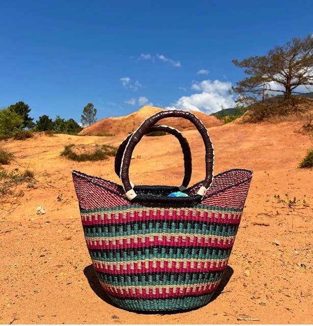 U Shop Basket with Short Handle *Assorted Designs