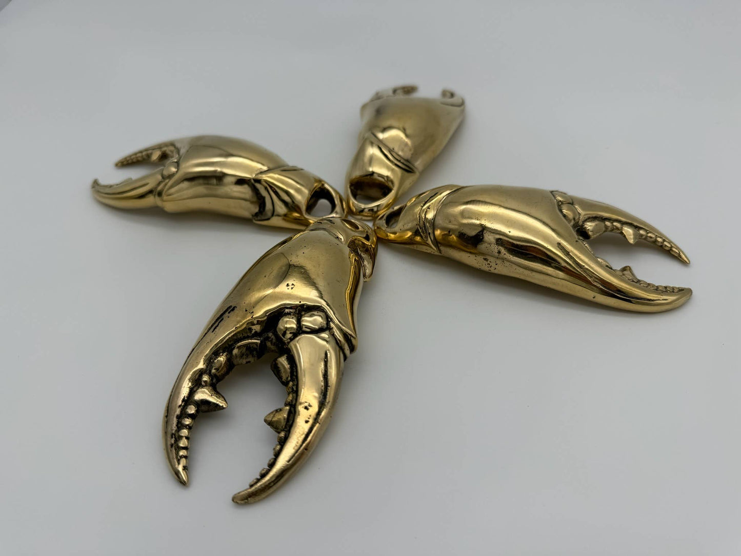 Crab Claw Bottle Opener, Bronze, Handmade