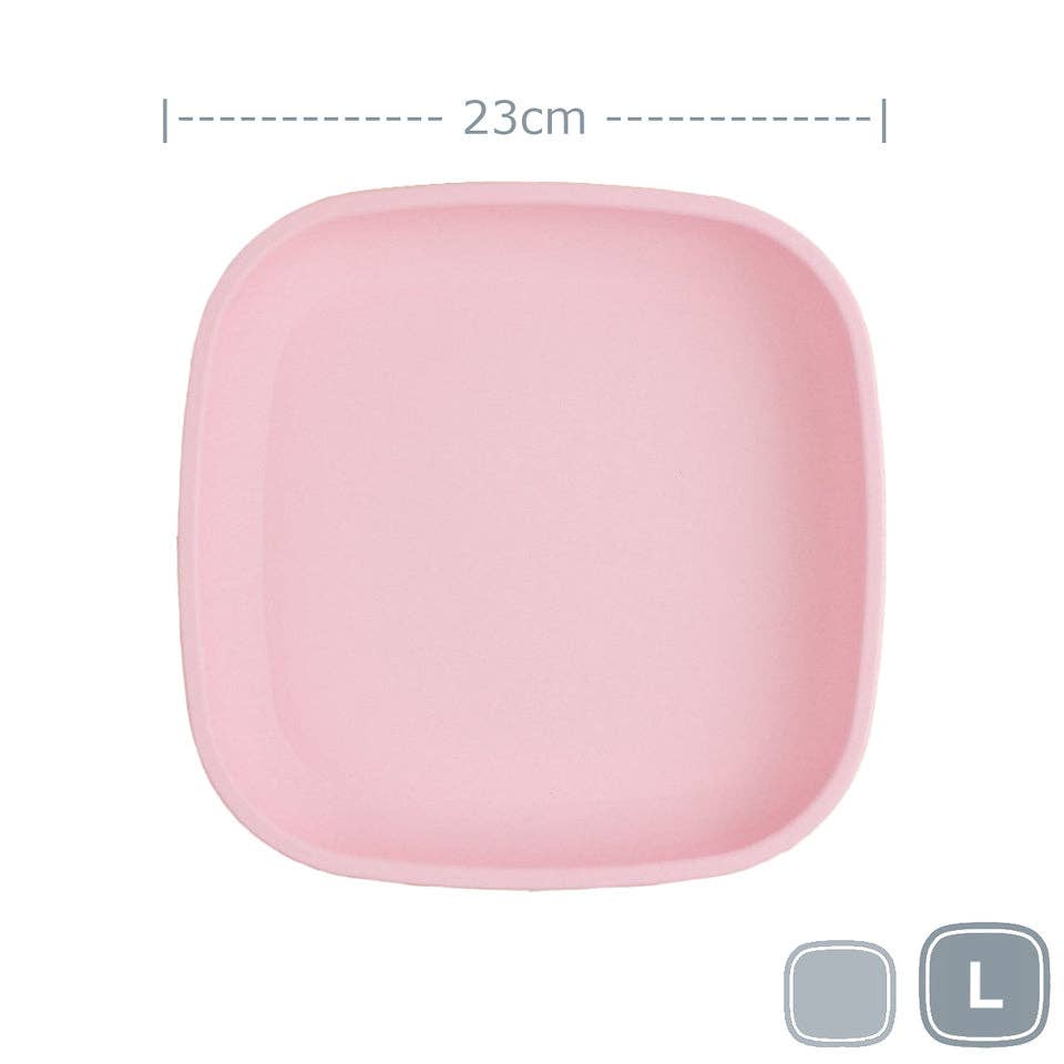 Re-Play Large Flat Plate - Ice Pink