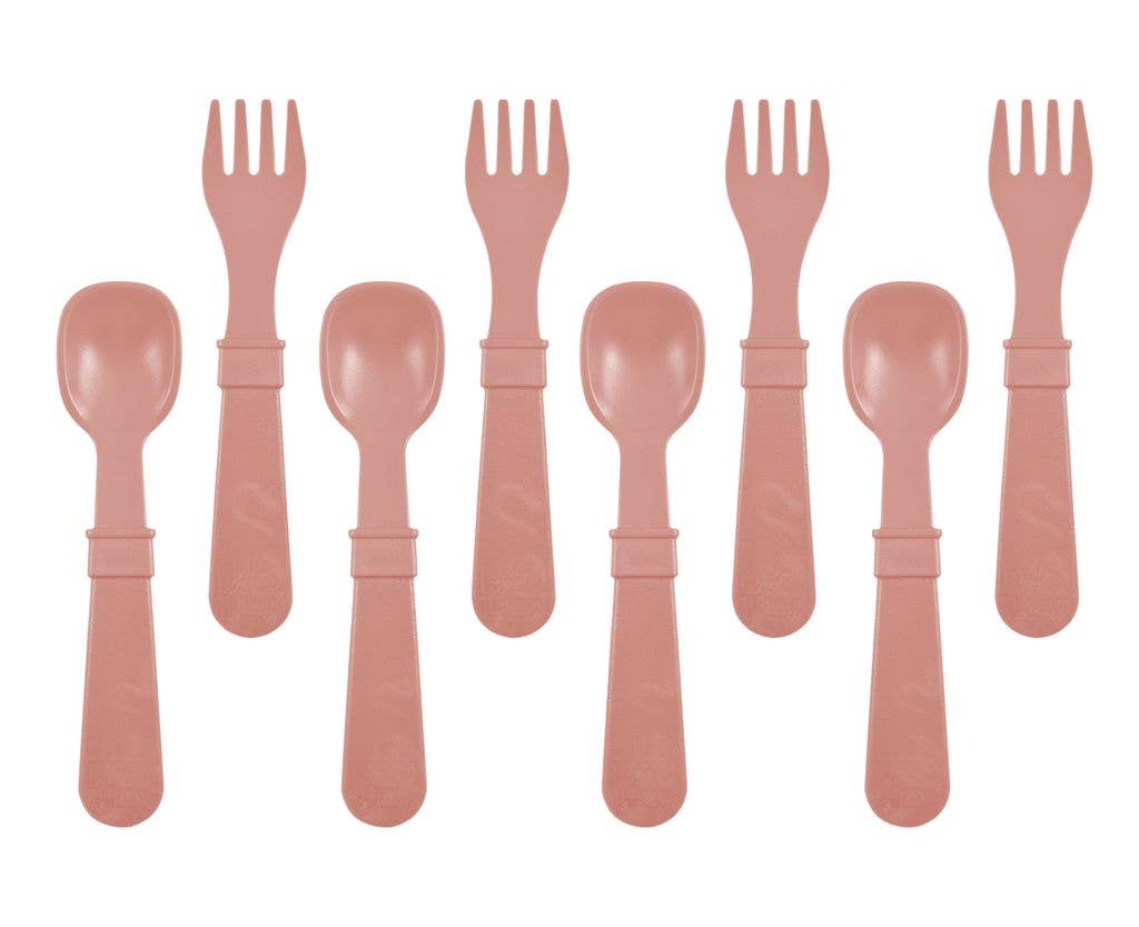 Re-Play Forks and Spoons - Desert - 4 of each