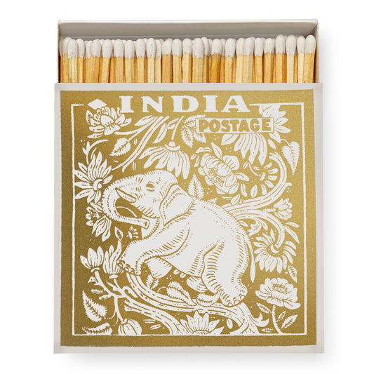 Elephant Stamp | Square Matchboxes