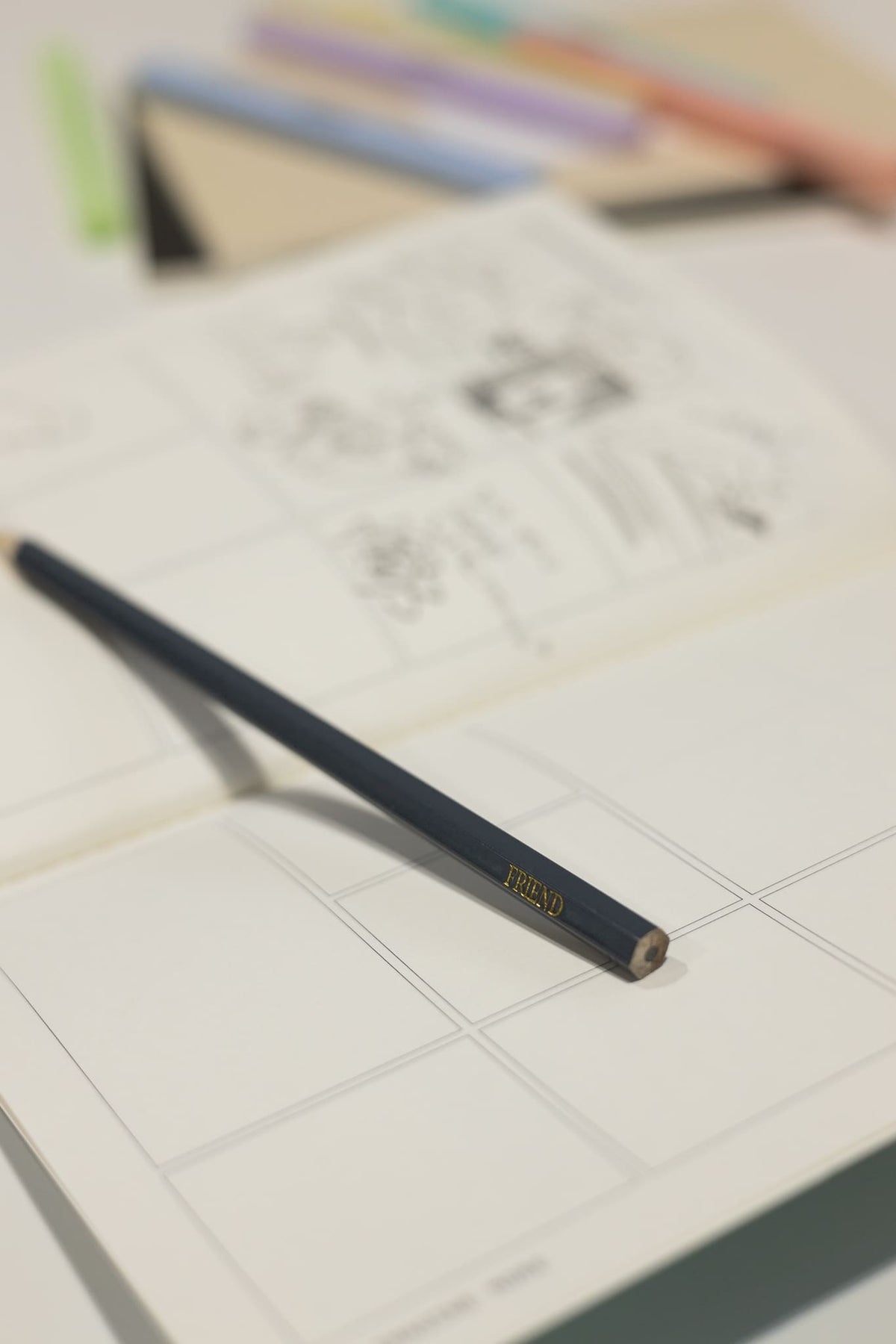 Friend Sketch Pencils 3-PK