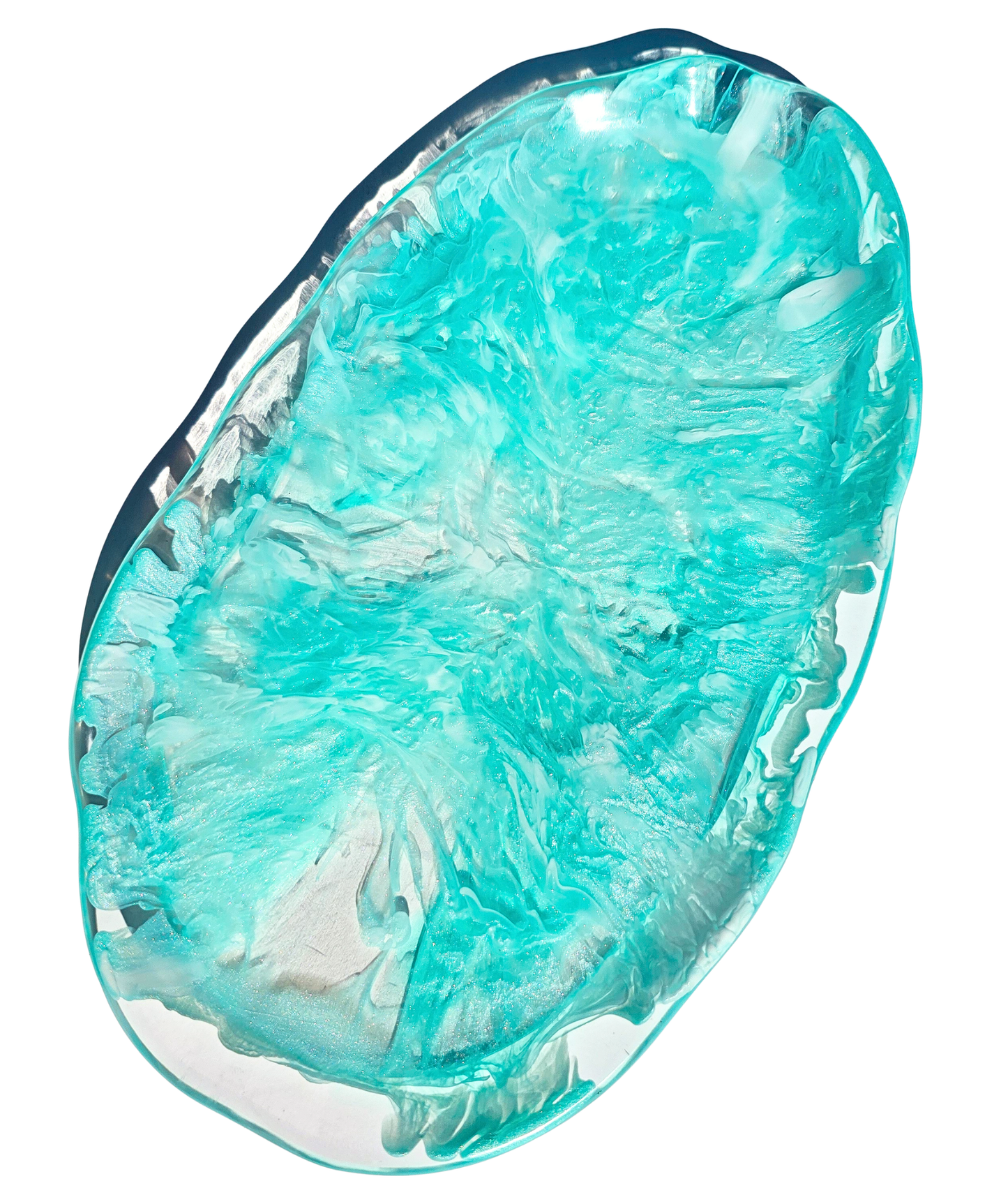 Coastal Blue Ripple Platter