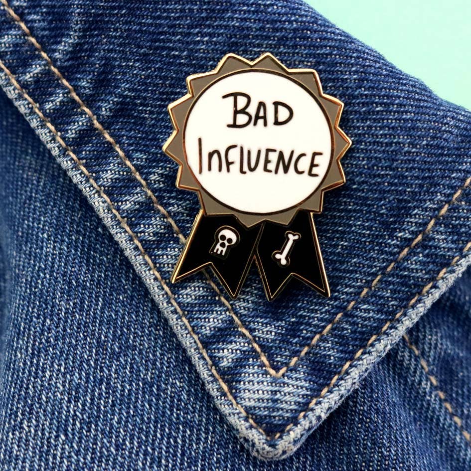 Bad Influence Award Lapel Pin