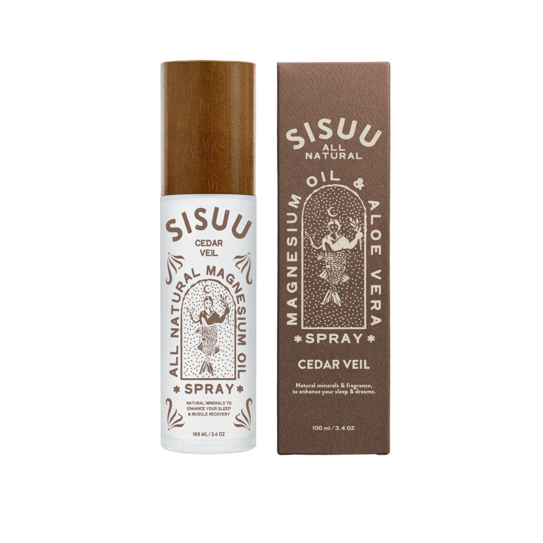 SISUU Magnesium Recovery Spray Cedar Veil - 100ml