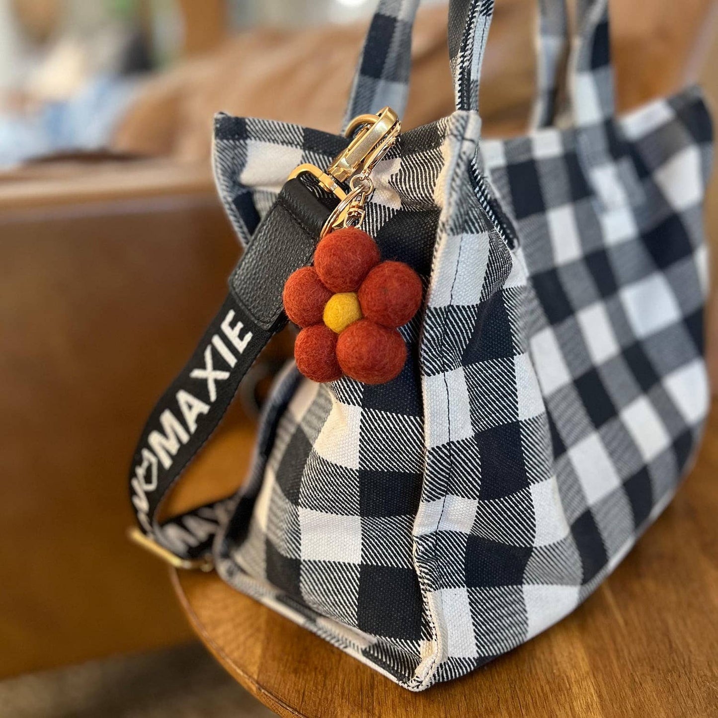 Felt Flower Keychain | Bag Charm - Assorted