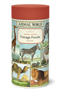 Puzzle - Cavallini Vintage Animal World 1000 PCE