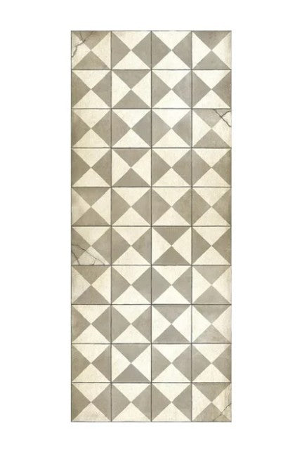 Vinyl Rug - Borgo Gray 80 x 195cm