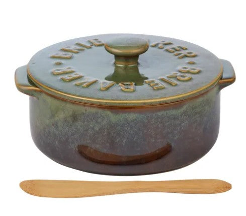 Loire Brie Baking Dish - Olive