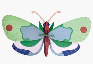 Wall Art - Mint Forest Butterfly