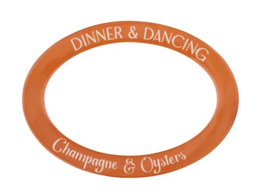 Social Club Oval Platter