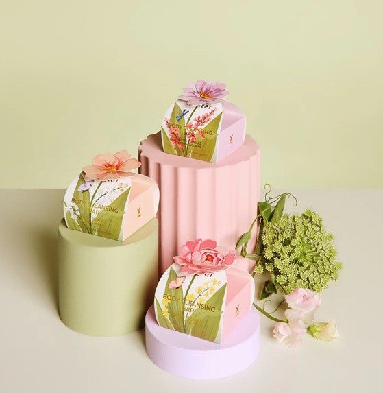 Huxter Body Cleansing Bar - White Florals & French Pear