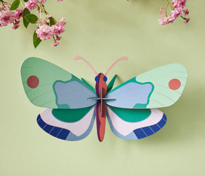 Wall Art - Mint Forest Butterfly