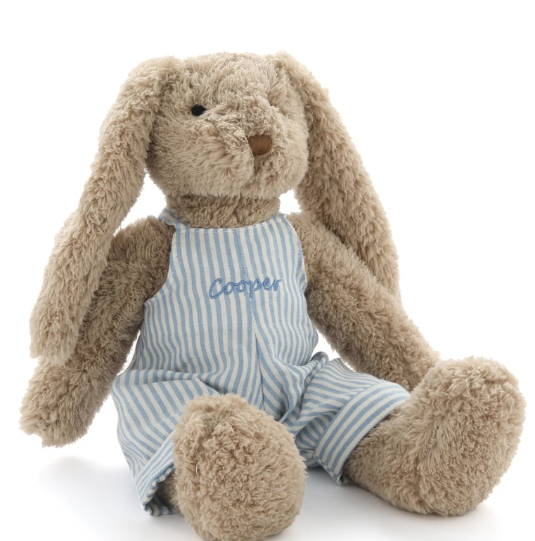 Honey Bear Blue Stripe
