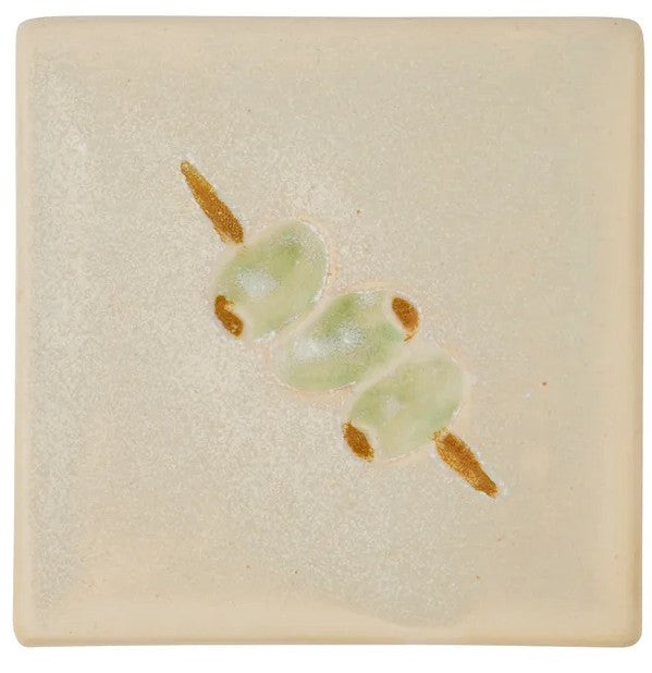 Cerignola Ceramic Olive Coaster