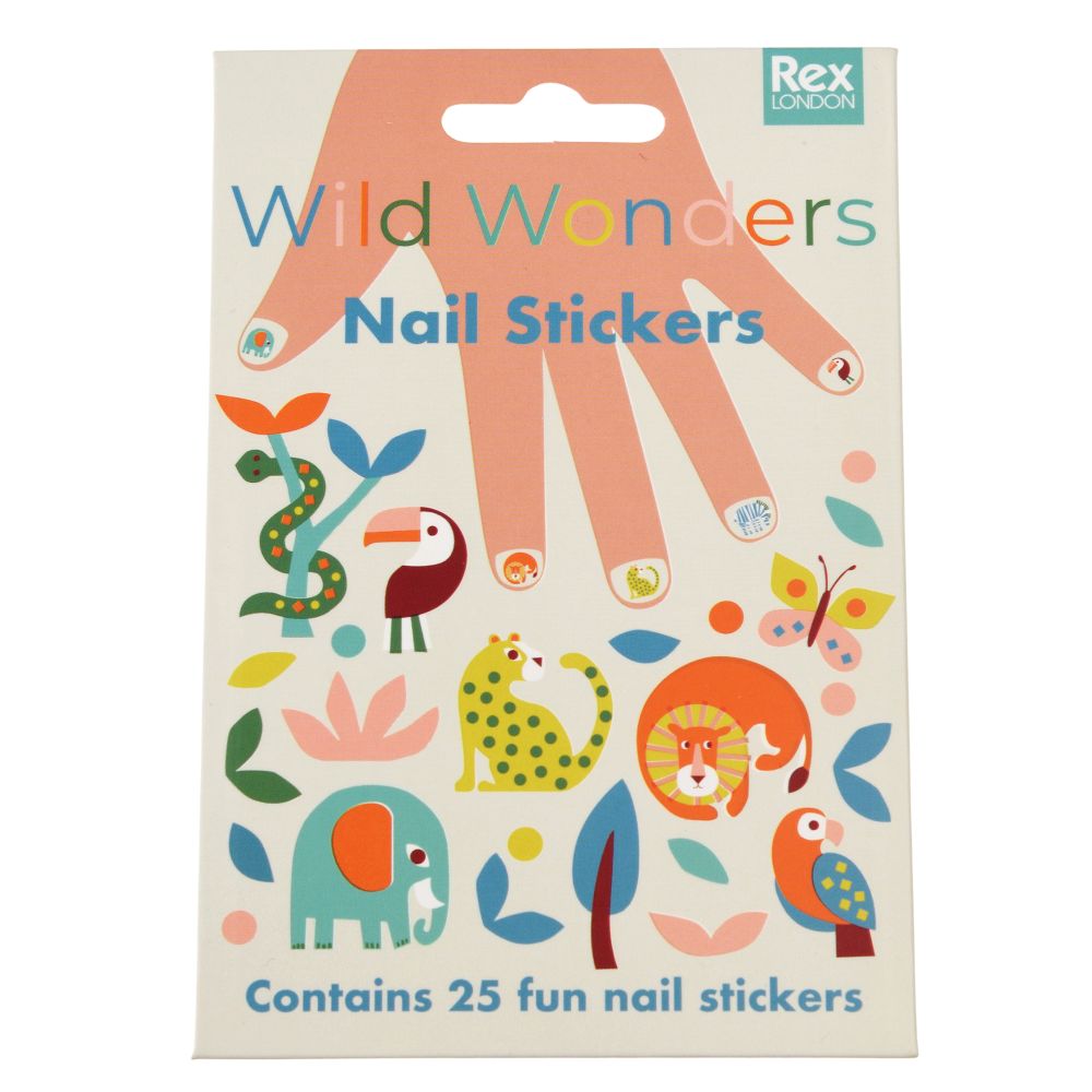 Child Nail Stickers Wild Wond
