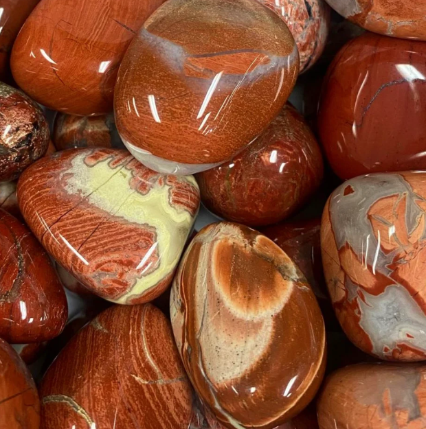 Crystal - Tumbled Red Jasper