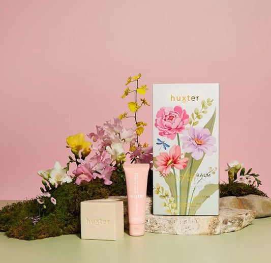 Huxter Soap & Hand Balm Gift Set - White Florals & French Pear