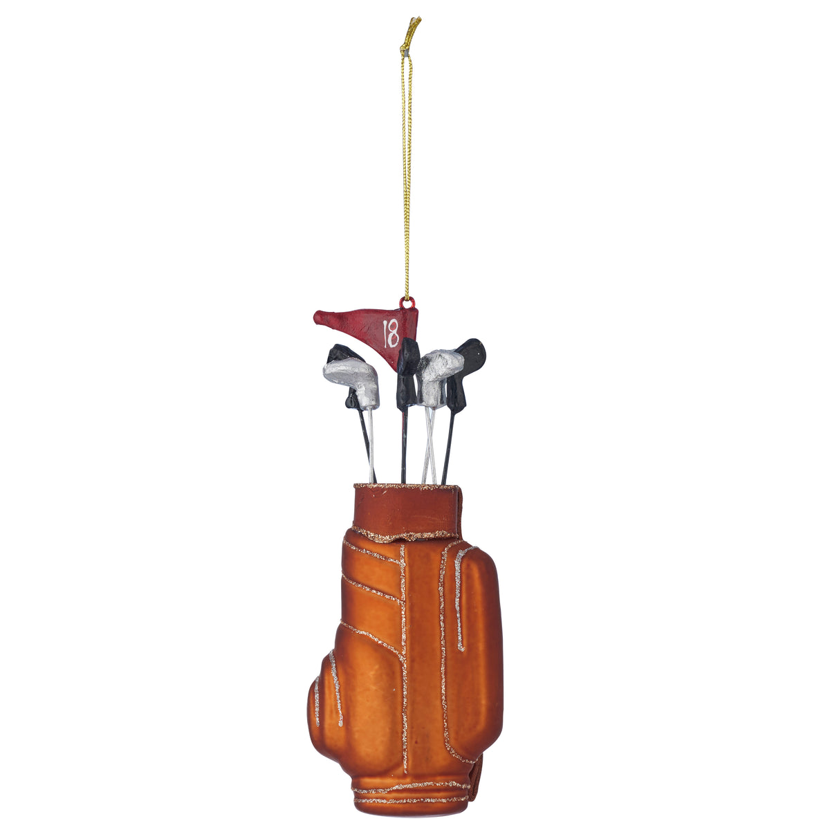 Golf Bag Ornament Glass
