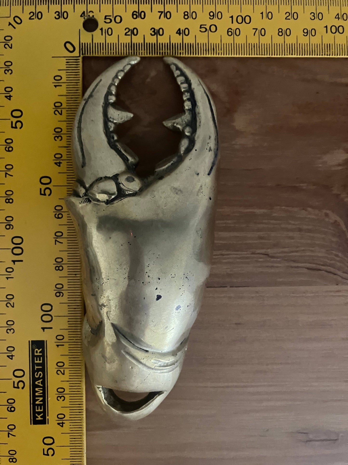 Crab Claw Bottle Opener, Bronze, Handmade