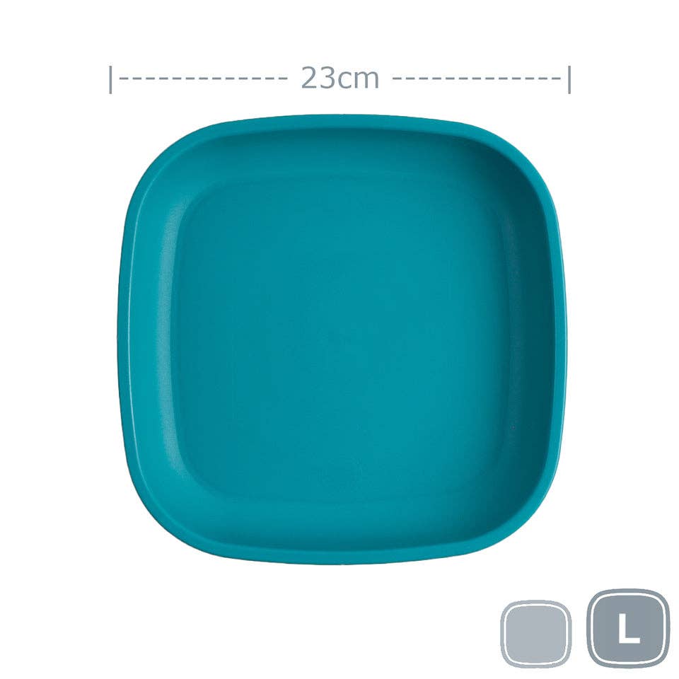 Re-Play Large Flat Plate - Teal