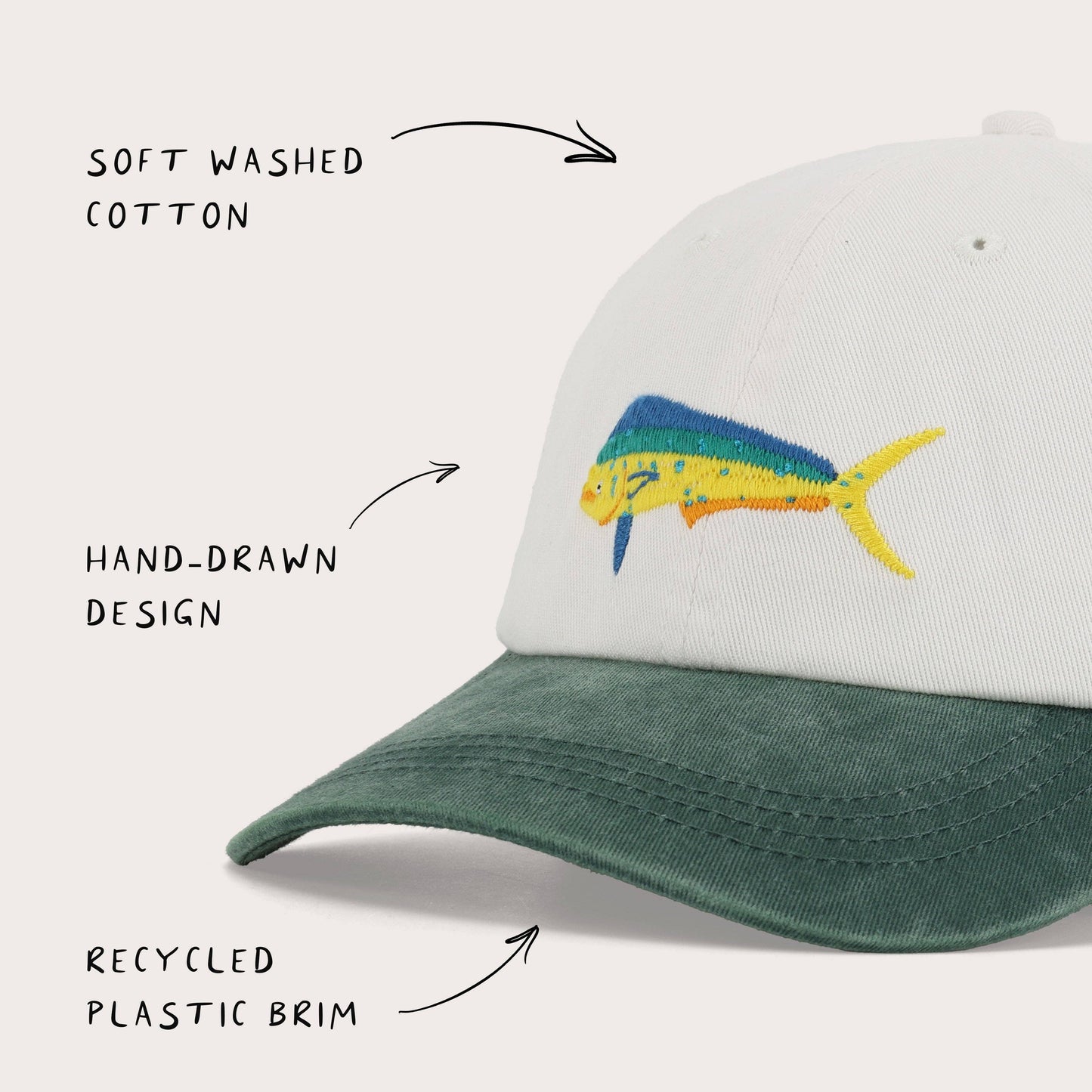 Adult Cap - Mahi Mahi Lid