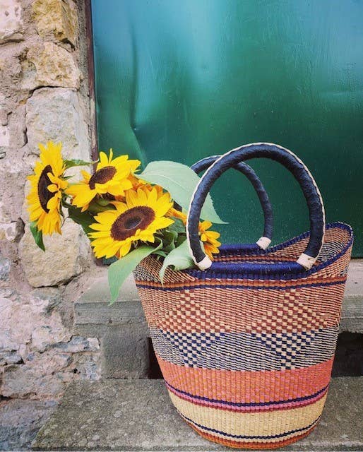 U Shop Basket with Short Handle *Assorted Designs