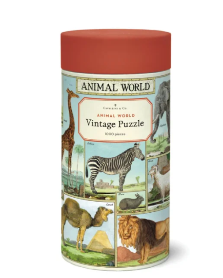 Puzzle Vintage -  Animal World 1000 PCE