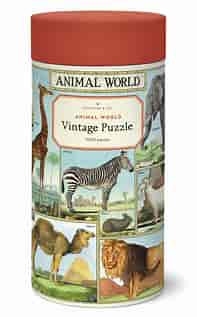 Puzzle - Cavallini Animal World  1000 PCE