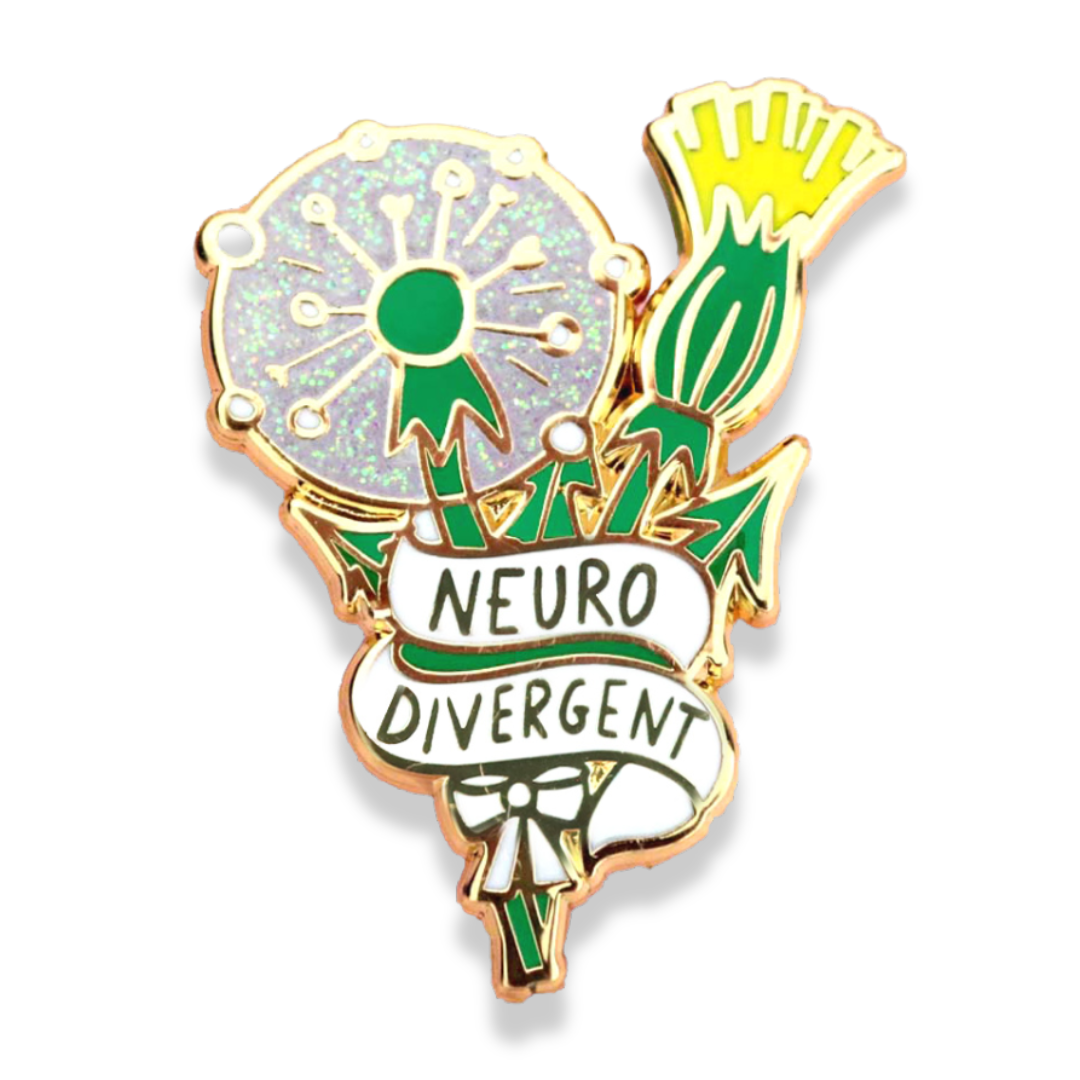 Neuro-divergent Lapel Pin