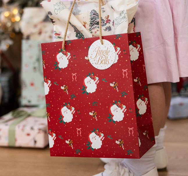 Medium Gift Bag - Jingle Bells