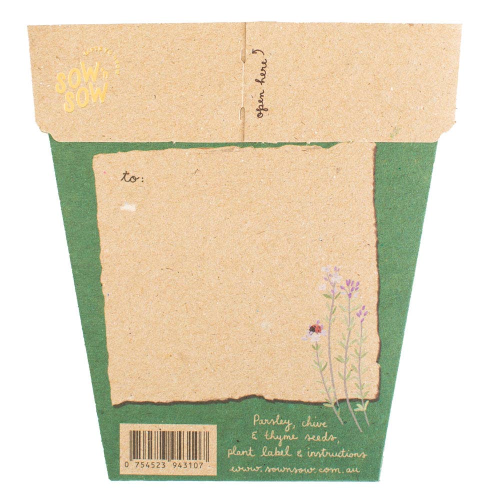Christmas Herbs Gift of Seeds (Australia Only)