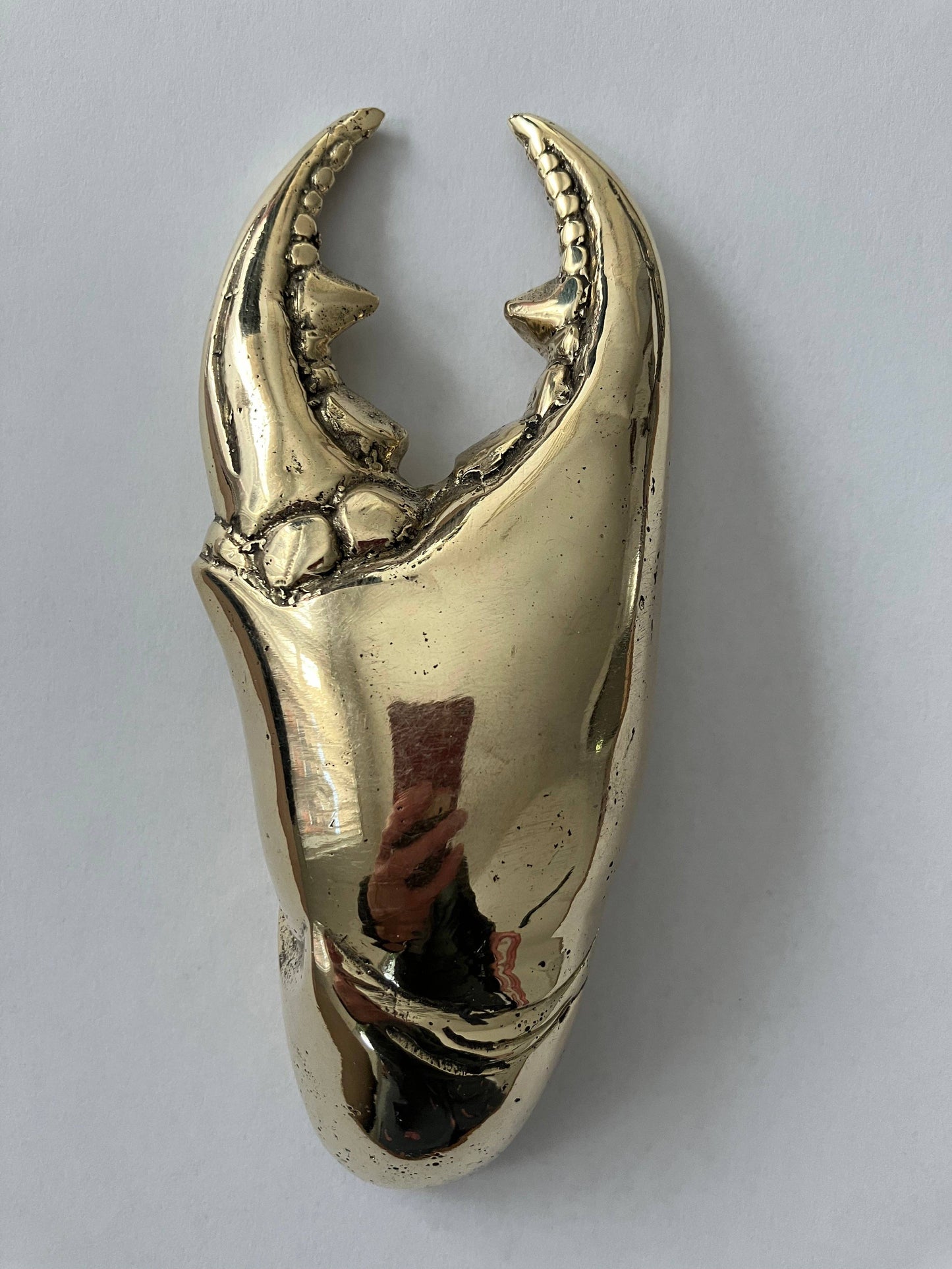 Crab Claw Bottle Opener, Bronze, Handmade