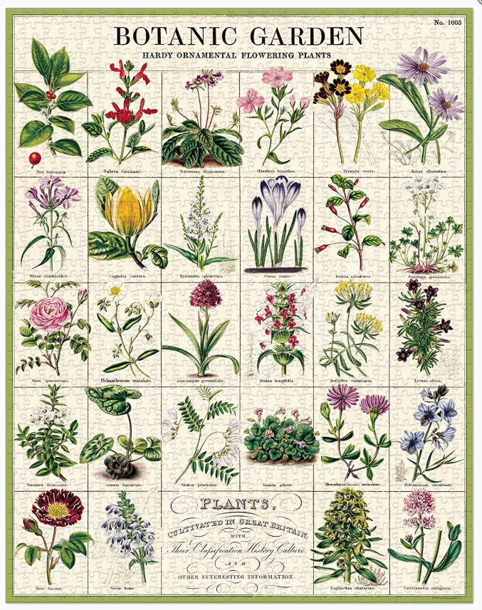 Puzzle Vintage - Botanic Garden 1000 PCE