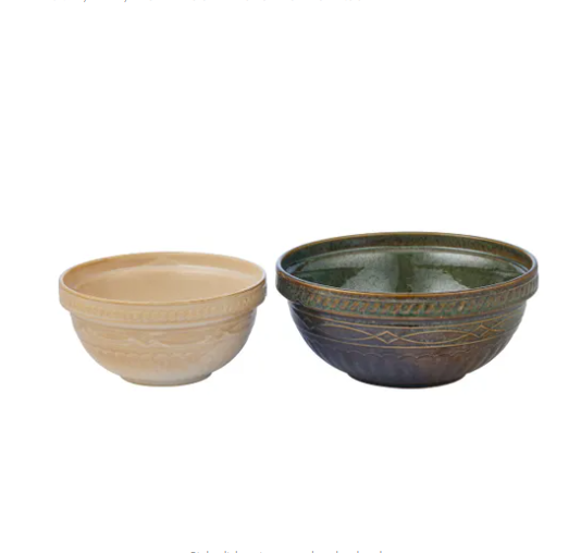 Loire 2pc Ceramic Bowl Set