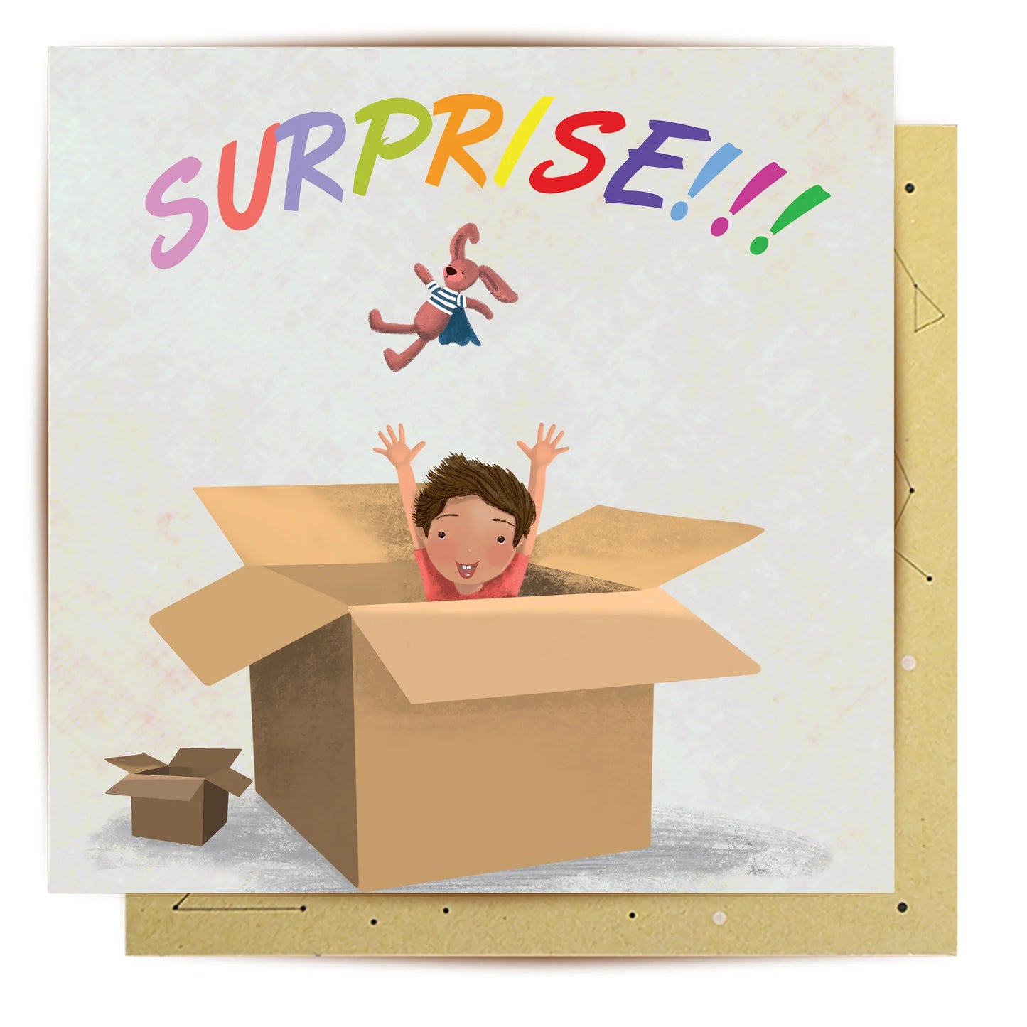 Card - Boy In Box Playing